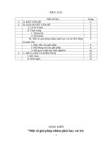 Một số giải pháp nhằm phát huy vai trò cho học sinh lớp 5