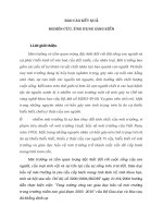 (SKKN CHẤT 2020) một số biện pháp nâng cao chất lượng giáo dục bảo vệ môi trường cho trẻ mẫu giáo 5 6 tuổi trong trường mầm non 