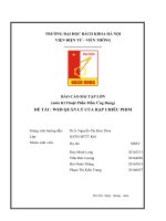 BÁO cáo bài tập lớn (môn kĩ thuật phần mềm ứng dụng) đề tài  WEB QUẢN lý của rạp CHIẾU PHIM 