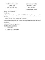 Đề thi học kì 2 môn Ngữ văn lớp 6 năm 2020-2021 - Trường THCS Gia Thụy