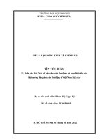 TIỂU LUẬN lý luận của các mác về hàng hóa sức lao động và sự phát triển của thị trường hàng hóa sức lao động ở việt nam hiện nay 