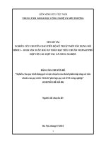 Quy trình đóng gói, vận chuyển theo tiêu chuẩn Vietgap