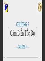 tiểu luận CHƯƠNG 5 cảm biến tốc độ đo tốc độ QUAY của ĐỘNG cơ 