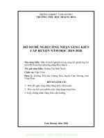 (SKKN mới NHẤT) SKKN một số kinh nghiệm trong công tác giảnh dạy bộ môn mĩ thuật theo phương pháp đan mạch 