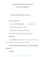 (SKKN mới NHẤT) SKKN một số giải pháp trong công tác quản lý, chỉ đạo phong trào thi đua “hai tốt”của trường tiểu học ea bông 