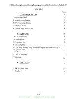 (SKKN mới NHẤT) SKKN phát triển năng lực học sinh trong hoạt động dạy và học bài thực hành môn địa lí lớp 9 