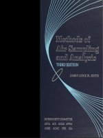 Methods of Air Sampling and Analysis