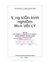 (SKKN mới NHẤT) SKKN skkn hệ thống cách giải các dạng bài tập trắc nghiệm dao động điều hòa 