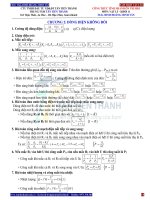 VL11 CÔNG THỨC TÍNH NHANH ôn THI HK1 