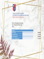 TIỂU LUẬN hệ thống thông tin doanh nghiệp các mô hình phân tích hệ thống các chức năng của hệ thống 