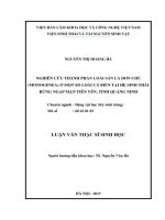 (LUẬN văn THẠC sĩ) nghiên cứu thành phần loài sán lá đơn chủ (monogenea) ở một số loài cá biển tại hệ sinh thái rừng ngập mặn tiên yên, tỉnh quảng ninh​ 
