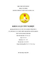 112 đánh giá các yếu tố tác động tới hành vi của nhà đầu tư cá nhân trên thị trường chứng khoán việt nam giai đoạn 2018   2020,khoá luận tốt nghiệp