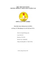 302 hoàn thiện công tác định giá máy móc thiết bị tại công ty CP thẩm định giá và tư vấn việt nam,khoá luận tốt nghiệp