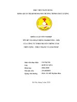 646 hoạt động marketing   mix của công ty TNHH truyền thông tầm nhìn cộng thực trạng và giải pháp,khoá luận tốt nghiệp