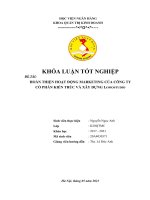 406 hoàn thiện hoạt động marketing của công ty cổ phần kiến trúc và xây dựng lomostudio