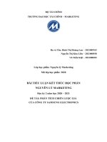 Phân tích chiến lược giá của công ty samsung electronics 