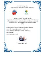 Thực tiễn và nhận thức, vai trò của thực tiễn với nhận thức, làm sáng tỏ ý kiến của lênin 