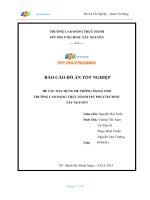 BÁO cáo đồ án tốt NGHIỆP đề tài xây DỰNG hệ THỐNG MẠNG CHO TRƯỜNG CAO ĐẶNG THỰC HÀNH FPT POLYTECHNIC tây NGUYÊN 