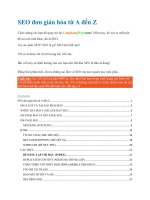 SEO đơn giản hóa từ A đến Z