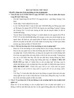 Bài tập tháng thứ nhất Luật Dân sự