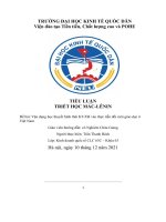 Vận dụng học thuyết hình thái kinh tế xã hộivào thực tiễn đổi mới giáo dục ở việt nam 