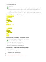 câu hỏi trắc nghiệm môn quản trị mạng trong ehou