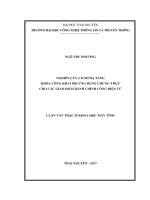 (LUẬN văn THẠC sĩ) nghiên cứu cơ sở hạ tầng khóa công khai PKI ứng dụng chứng thực cho các giao dịch hành chính công điện tử​ 