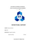 HOMEWORK REPORT COURSE microprocessor(lab) 