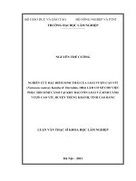 (LUẬN văn THẠC sĩ) nghiên cứu đặc điểm sinh thái của loài vượn cao vít (nomascus natusus kuncke d herculais, 1884) làm cơ sở cho việc phục hồi sinh cảnh vượn cao vít, huyện trùng khánh, tỉnh cao bằng​ 