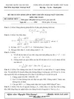 SỞ GIÁO dục và đào tạo hà nội