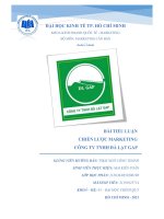 Tiểu luận Marketing căn bản DalatGap