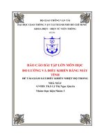 Giám sát điều khiển nhiệt độ trong nhà máy 