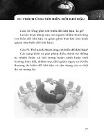 Biến đổi khí hậu - Những điều cần biết: Phần 2