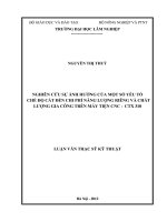 (LUẬN văn THẠC sĩ) nghiên cứu sự ảnh hưởng của một số yếu tố chế độ cắt đến chi phí năng lượng riêng và chất lượng gia công trên máy tiện CNC   CTX 310​ 
