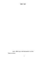 Giáo trình Hệ quản trị cơ sở dữ liệu Access