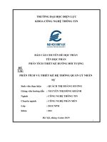 Phân tích và thiết kế hệ thống quản lý nhân sự 