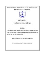 Vấn đề biện chứng giữa lực lượng sản xuất và quan hệ sản xuất trong triết học mác   lênin và ý nghĩa của nó đối với cuộc sống và việc học tập của sinh viên hiện nay 