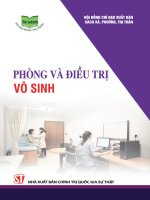 Bệnh vô sinh - Phương pháp phòng và điều trị: Phần 1