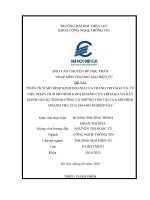 Phân tích mô hình kinh doanh của trang trivago vn 