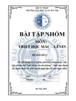 Từ nội dung và ý nghĩa phương pháp luận của cặp phạm trù “cái riêng và cái chung”, hãy vận dụng để nhận thức và giải quyết một vấn đề của thực tiễn 