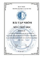 Từ nội dung và ý nghĩa phương pháp luận của cặp phạm trù nguyên nhân và kết quả, hãy vận dụng để nhận thức và giải quyết vấn đề ô nhiễm nước ở sông tô lịch vào giai đoạn 2018 – 2021 