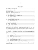 (LUẬN văn THẠC sĩ) yếu tố ảnh hưởng đến quyết định gửi tiền của khách hàng cá nhân tại ngân hàng thương mại trách nhiệm hữu hạn một thành viên xây dựng việt nam   chi nhánh bình dương 