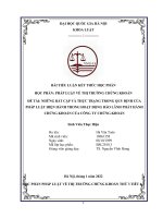 Tiểu luận Pháp luật về thị trường chứng khoán