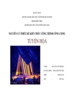 TUYỂN HỌA NGUYÊN LÝ THIẾT KẾ CÔNG TRÌNH CÔNG CỘNG.