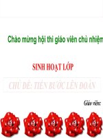 Báo cáo thuyết trình thi giáo viên chủ nhiệm giỏi