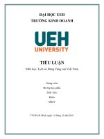 TIỂU LUẬN trình bày quá trình tìm tòi, khảo nghiệm đường lối đổi mới kinh tế của đảng cộng sản việt nam qua 3 bước đột phá tư duy về kinh tế (1976 1986) và ý nghĩa 
