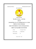 Phân tích phong cách lãnh đạo gen y nhân vật elon musk 