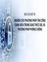 BÁO cáo đề tài NGHIÊN cứu PHƯƠNG PHÁP tấn CÔNG CHẶN GIỮA TRONG GIAO THỨC SSL và PHƯƠNG PHÁP PHÒNG CHỐNG 