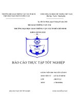 BÁO cáo THỰC tập tốt NGHIỆP CÔNG TY cổ PHẦN PHÁT TRIỂN HÀNG hải sài gòn, 