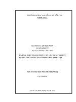 TIỂU LUẬN HỌC PHẦN LUẬT KINH TẾ  THỰC TRẠNG PHÁP LUẬT VÀ CƠ CẤU TỔ CHỨC QUẢN LÝ CỦA CÔNG TY CỔ PHẦN THEO PHÁP LUẬT